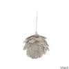 BOULE OR BLANC D.8CM
