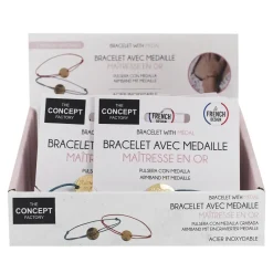 BRACELET CORDON GRAVE MERCI POUR CETTE ANNEE