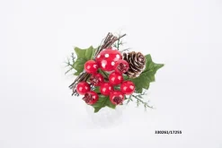 BRANCHAGE BAIES ET CHAMPIGNONS 9X9X11CM