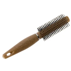 BROSSE A CHEVEUX RONDE FIBRE DE COCO NATUREL
