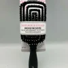 BROSSE COURBEE RECTANGULAIRE PICOTS BLANCS POILS NYLON NOIR