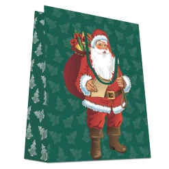 CABAS PERE NOEL TRADITIONNEL 32X14X40CM