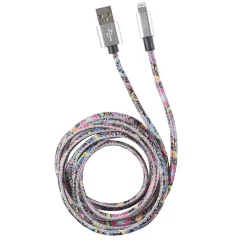 CABLE CHARGE ET SYNCHRONISATION IMPRIME LIGHTNING 3A 1M