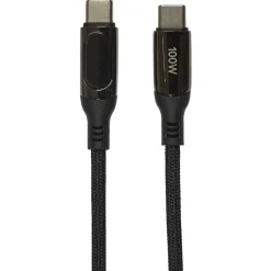 CABLE DE CHARGE C TO C WATTMETRE 100W