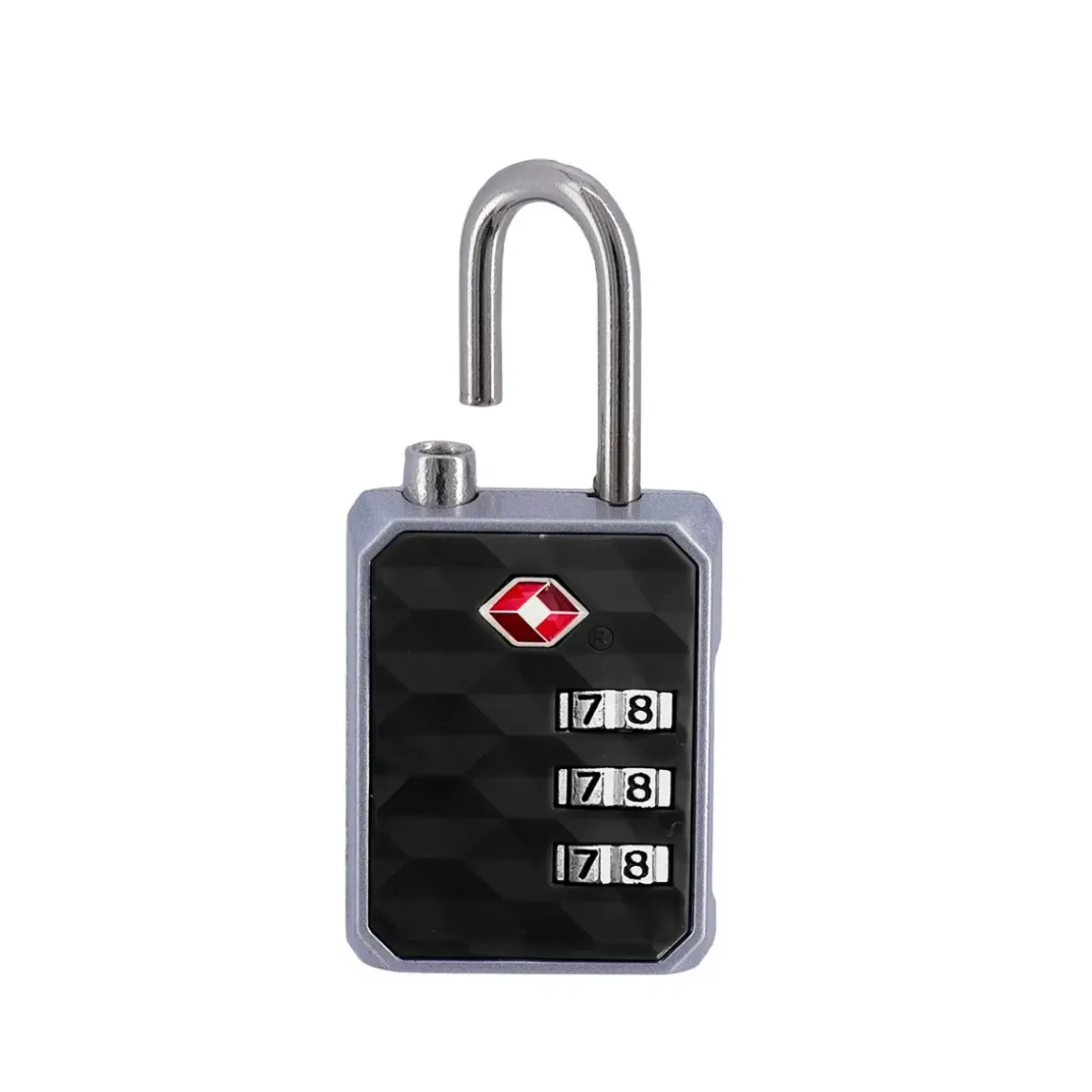 CADENAS ZINC NORME TSA CODE NOIR