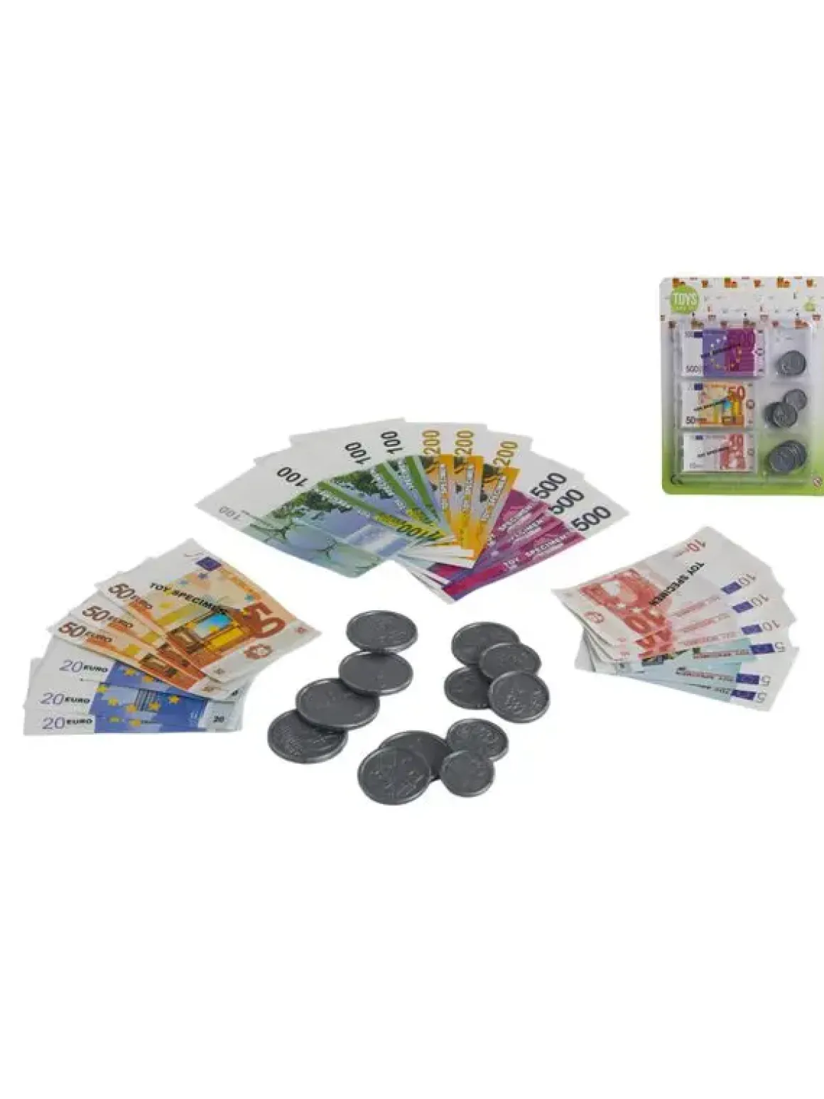 CAISSIER EURO AVEC BILLETS ET PIECES