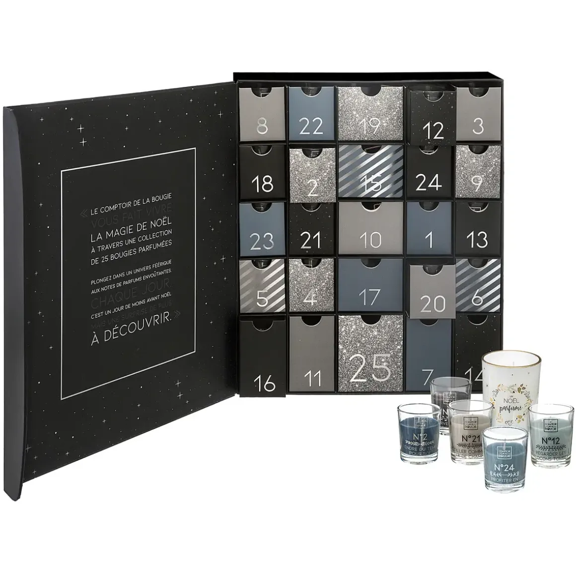 CALENDRIER DE L AVENT AVEC BOUGIES