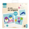 CARNET ORIGAMI 15.2 X 15.2 CM LES ANIMAUX DE MER X 16F