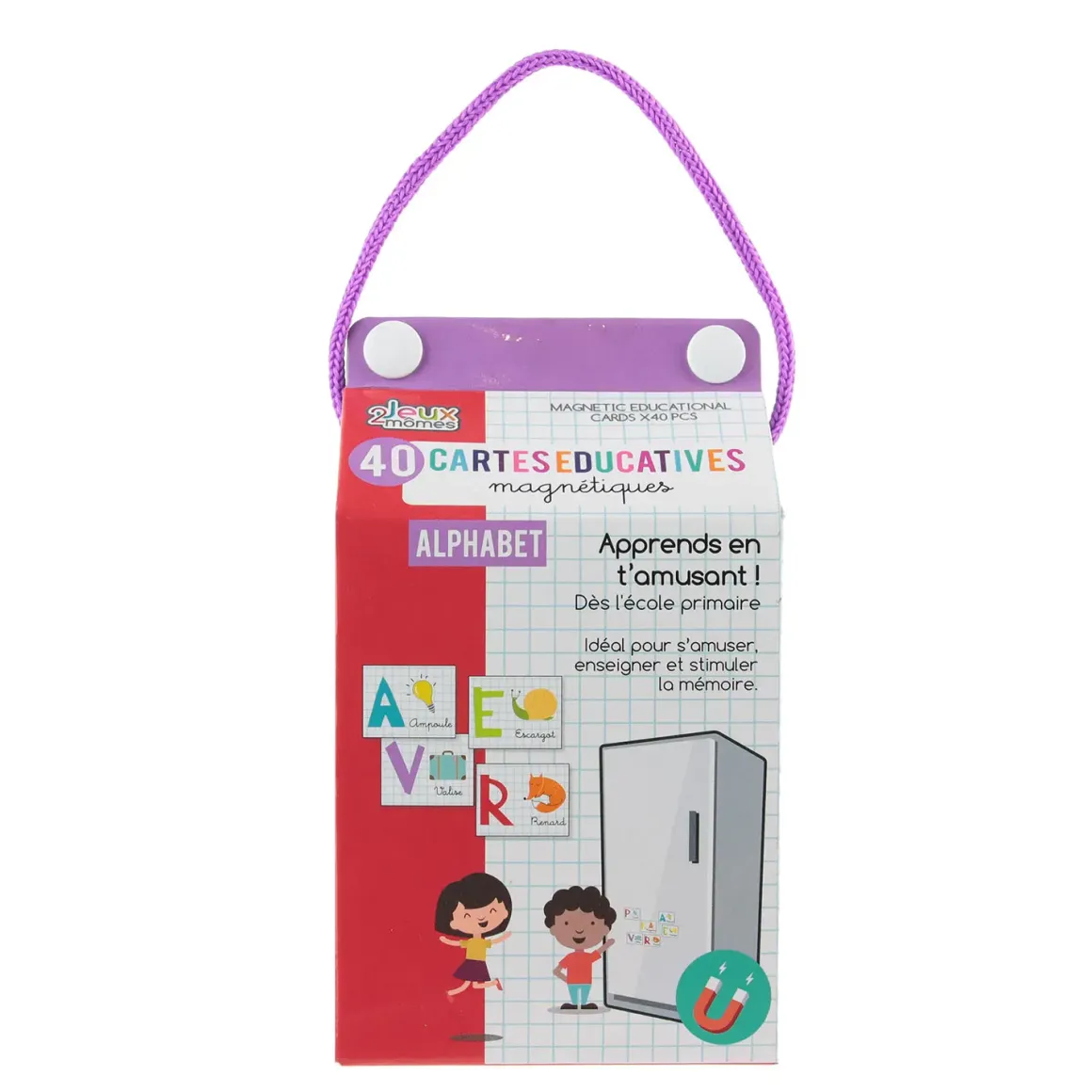 CARTE EDUCATIVE AIMANTE X40