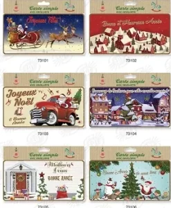 CARTE SIMPLE NOEL