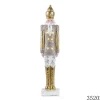 CASSE NOISETTE LED OR BLANC H.90CM