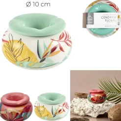CENDRIER FLORAL D.10CM