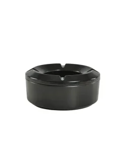 CENDRIER MELAMINE ROND SEMI FERME D.10CM