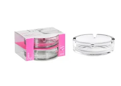 2 CENDRIERS VERRE 10.6CM