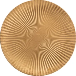 CENTRE DE TABLE RELIEF DORE 49CM