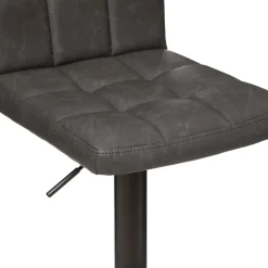 CHAISE DE BAR AJUSTABLE DELEK GRIS VINTAGE