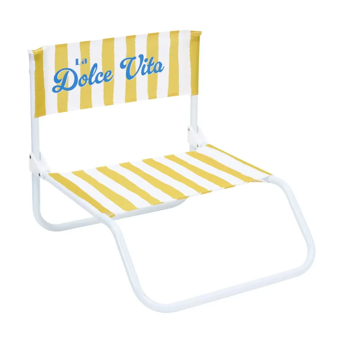 CHAISE DE PLAGE DOS DOLCE VITA JAUNE