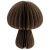 CHAMPIGNON PAPIER MARRON H.25CM