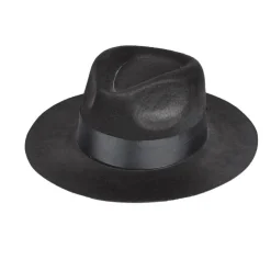 CHAPEAU GANGSTER NOIR