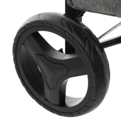 CHARIOT 2 ROUES METAL GRIS NOMADE
