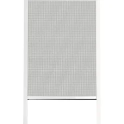 CHASSIS MOUSTIQUAIRE PVC ALUMINIUM 130X160CM BLANC