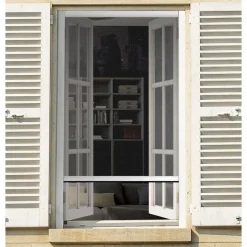 CHASSIS MOUSTIQUAIRE PVC 125X160 BLANC