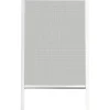 CHASSIS MOUSTIQUAIRE PVC 130X160CM BLANC TOILE NOIRE