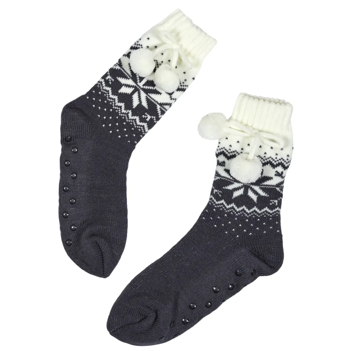 CHAUSSETTES POMPONS ADULTE
