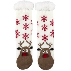 CHAUSSETTES SHERPA RENARD ET RENNE ADULTE