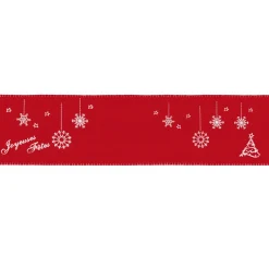 CHEMIN DE TABLE FEUTRINE ROUGE 30X120CM