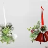 CLOCHE D.17CM METAL ROUGE