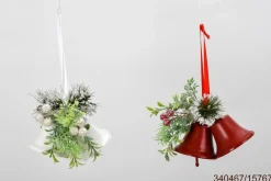 CLOCHE D.17CM METAL ROUGE