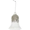 CLOCHE EN VERRE AVEC PAILLETTES 10CM