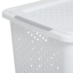 COFFRE A LINGE 55L BLANC