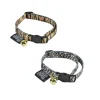COLLIER ANTI ETRANGLEMENT AVEC GRELOT 20 A 28CM SAFARI