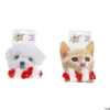 COLLIER NOEL D.13CM CHIEN CHAT