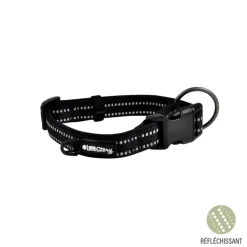 COLLIER NYLON NEOPRENE REGLABLE 40 A 55CM X25MM EXPERT NOIR