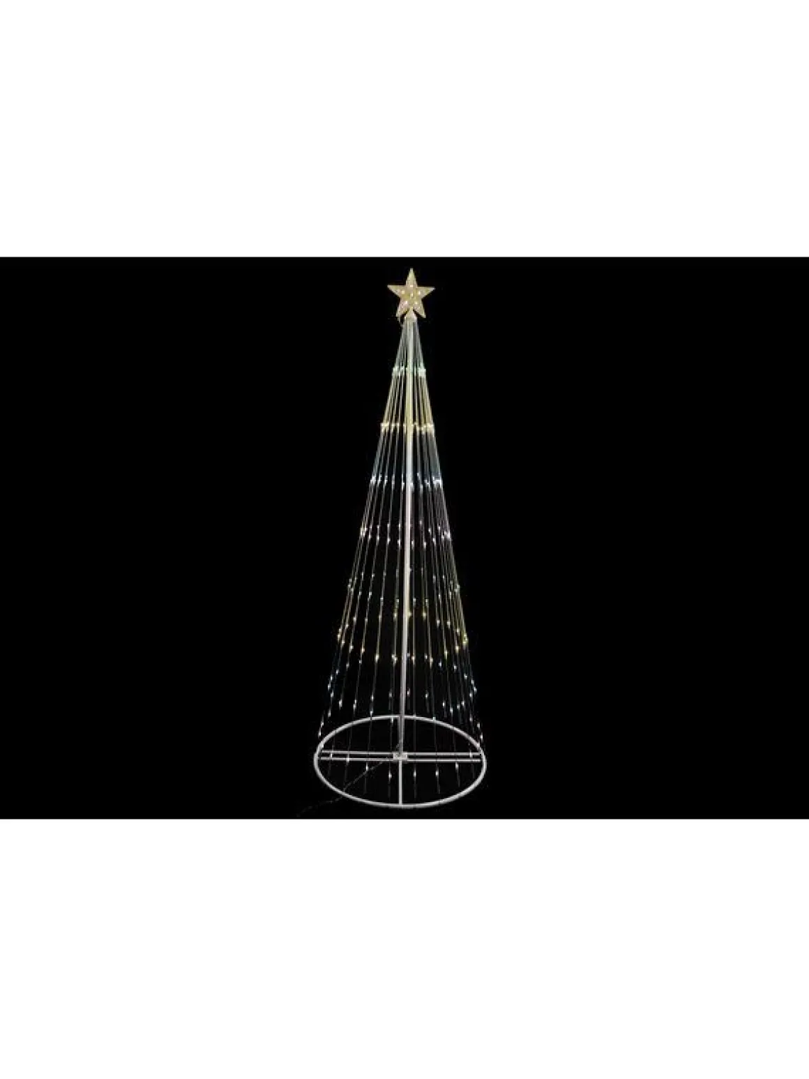 CONE 198 LEDS BLANC CHAUD FROID 190X70CM