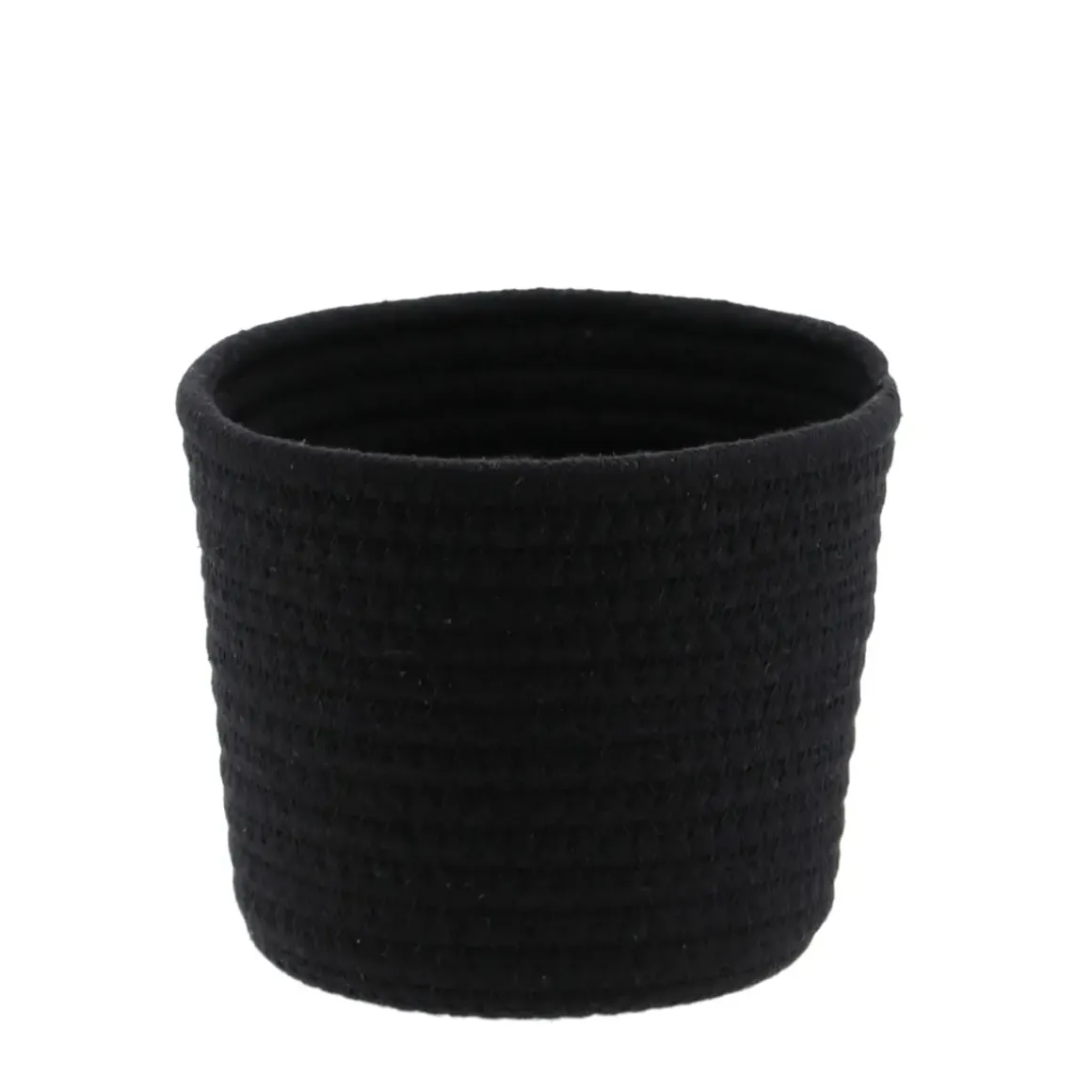 CORBEILLE NOIR CHINE D.15X12CM