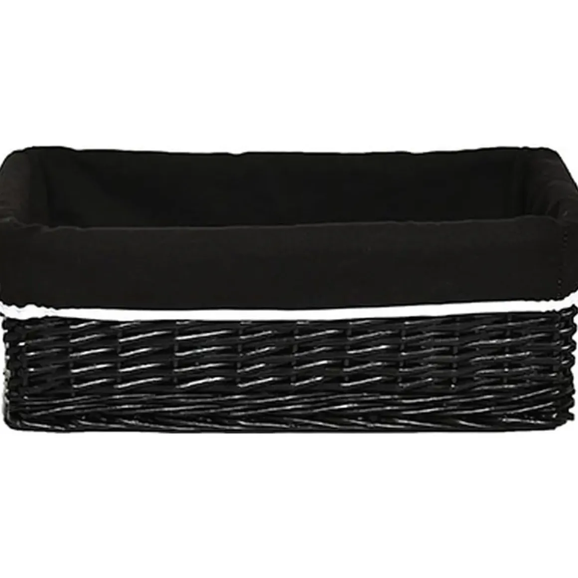 CORBEILLE OSIER NOIR TAILLE L