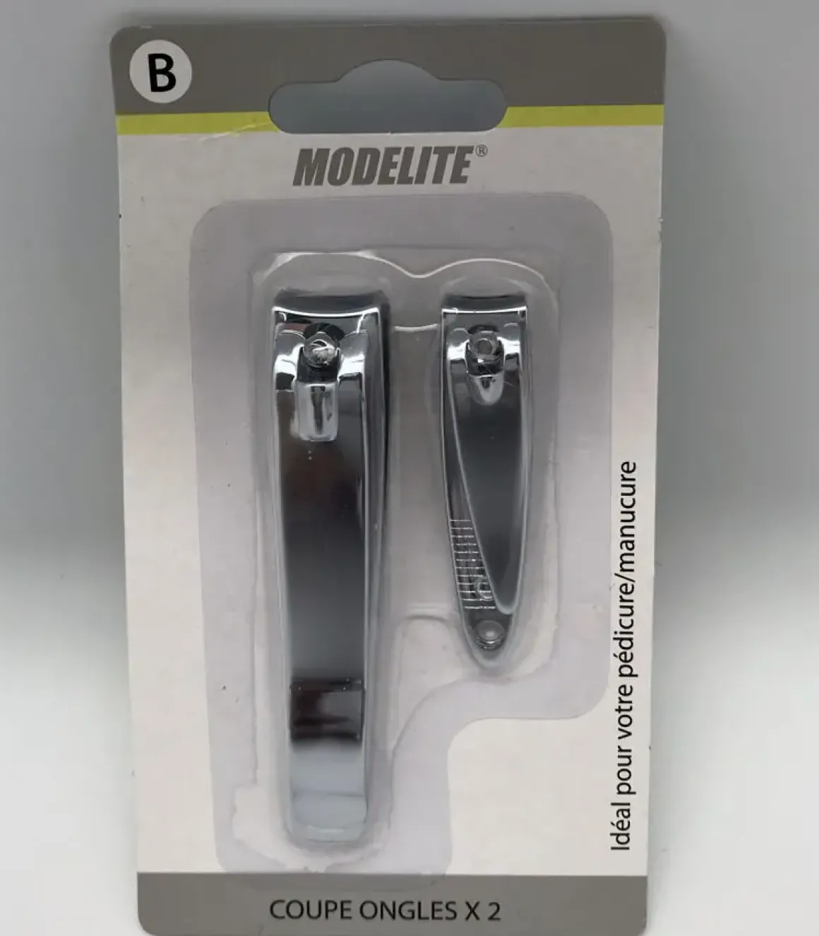 COUPE ONGLES PEDICURE MANUCURE X2 PIECES