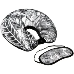 COUSSIN COU ET MASQUE BLACKFLORA