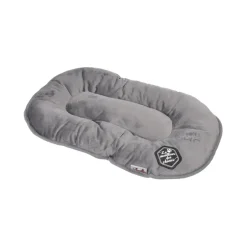 COUSSIN FLOCON 61CM COLLECTION PATCHY GRIS NOIR