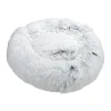 COUSSIN ROND APAISANT 75X24CM FLUFFY BLANC CHINE