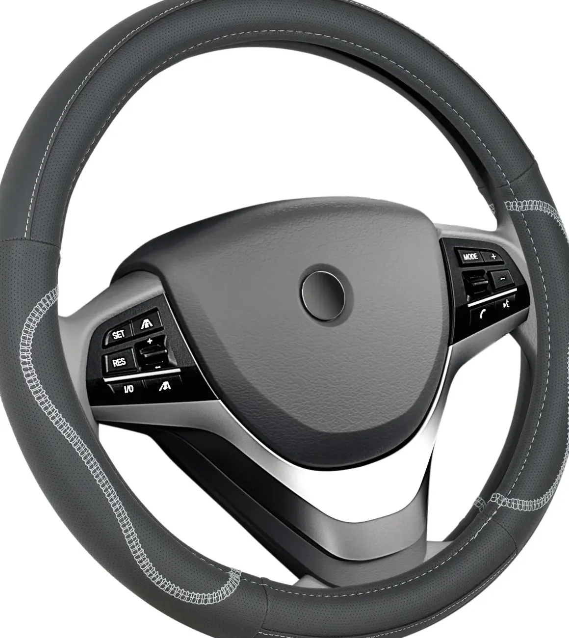 COUVRE VOLANT D.37 A 39CM NOIR CONFORT