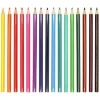18 CRAYONS DE COULEUR QUALITE BEAUX ARTS COULEURS VIVES