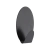 CROCHET ACIER INOXYDABLE PEINT 3M OVAL NOIR