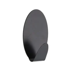CROCHET ACIER INOXYDABLE PEINT 3M OVAL NOIR