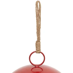 DECO EXTERIEUR GRELOT METAL ROUGE D.40CM