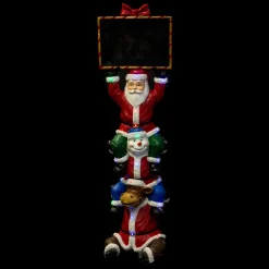 DECO LED PERE NOEL ET AMIS H.150CM 20LEDS